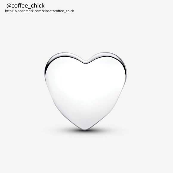 Pandora Engravable Hope Gold Ribbon Heart Charm - Picture 2 of 2